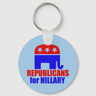 Llavero Elefante republicano para Hillary Clinton