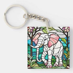 Llavero Elefante rosa