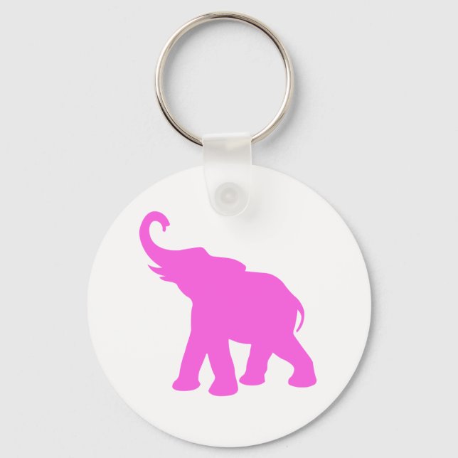 Llavero Elefante rosa (Anverso)