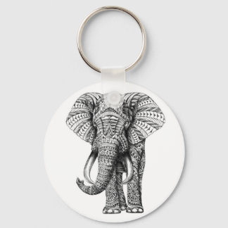 Llavero elefante tribal