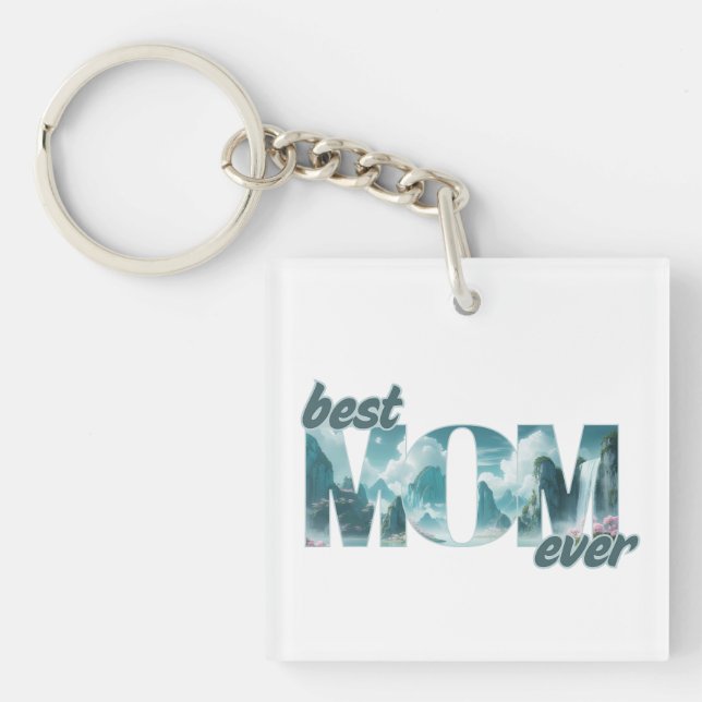 Llavero Elefanten in einer Traumwelt - best Mom ever (Frente)