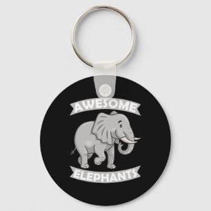 Llavero Elefantes asombrosos Zoo Circus Elephant Conservad