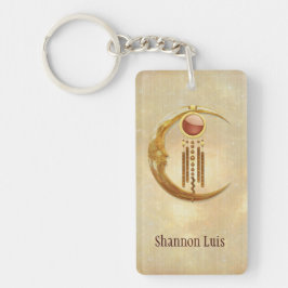 Llavero Elegancia Celestial Nueva Era 3D