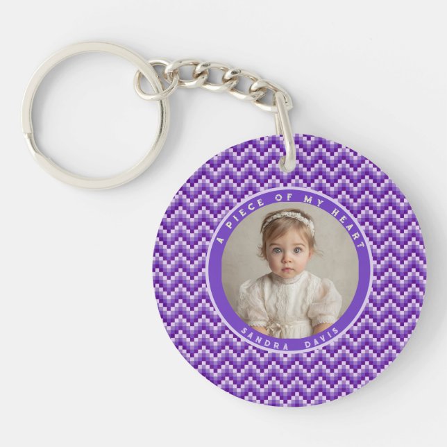 Llavero Elegant Gift Ideas For Women Stripe Pattern (Frente)