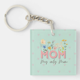 Llavero Elegant Mother’s Day Keychain Gift for Mom