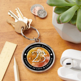 Llavero Elegante 23° Aniversario del Boda Imperial Topaz