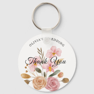 Llavero Elegante Boda floral