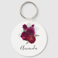 Elegante Bouquet Magenta Rosa Floral