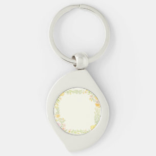 Llavero Elegante cadena de Personalizable con acuarela