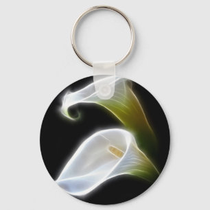 Llavero Elegante Calla Lily Flores 4 Moderno