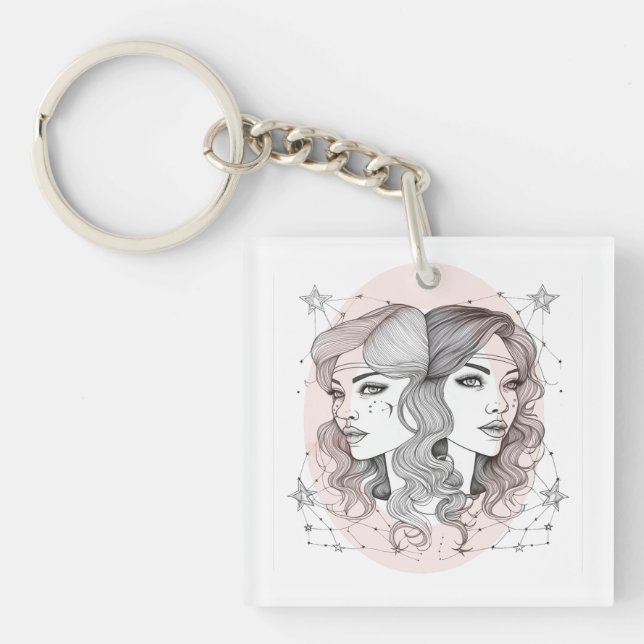 Llavero Elegante estilo Gemini (Frente)