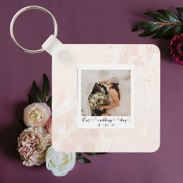 Llavero Elegante foto Boda personalizada