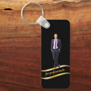 Llavero Elegante GoldPromocional Personalizado hombre de n
