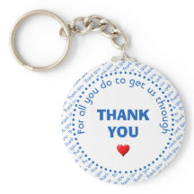 Elegante GRACIAS Personalizable Blanco