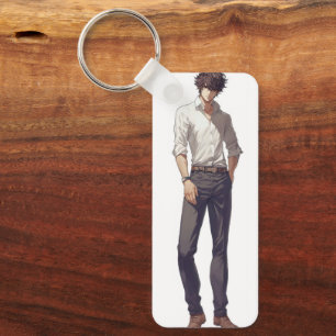 Llavero Elegante Hombre De Anime Agradable