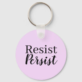 Llavero Elegante modernista resiste la cita Inspiradora