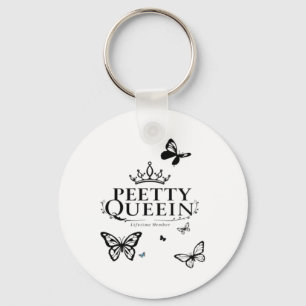 Llavero Elegante Pegatina de diseño de Petty Queen