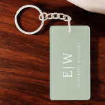 Llavero Elegante Profesional Simple Monograma Minimalista<br><div class="desc">Presentamos nuestra Elegante Colección Minimalista Profesional Simple Monograma: Eleva tu estilo con sofisticación atemporal y elegancia subestimada. Esta colección, elaborada con meticulosa atención a los detalles, presenta diseños minimalistas adornados con su monograma personalizado. Cada pieza exuda profesionalismo y refinamiento, perfecto para dar una impresión duradera en cualquier entorno. Desde la...</div>