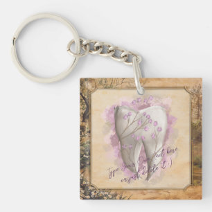 Llavero Elegante regalo odontológico antiguo de moda