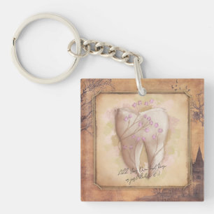 Llavero Elegante regalo odontológico antiguo de moda