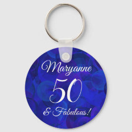 Llavero Elegante Royal Blue 50 y fabulosa fiesta de cumple