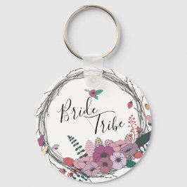 Llavero Elegante y moderna tribu de novias florales