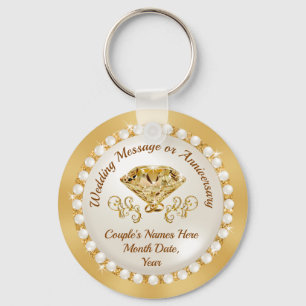 Llavero Elegantes favores de ducha nupcial, Boda, aniversa