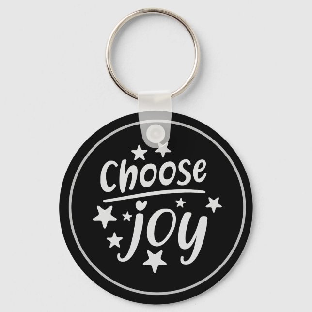 Llavero Elegir Joy Motivation Inspirador Keychain (Anverso)