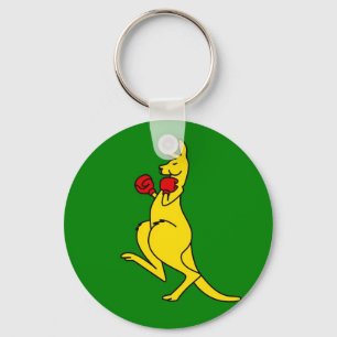 Llavero Elemento de colección de canguro de boxeo