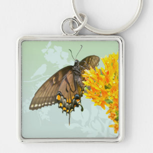 Llavero Elemento de mariposa de cola de cereal (Papilio gl