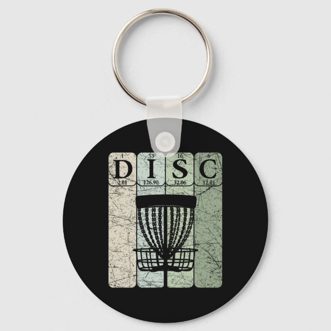 Llavero Elementos de la Tabla Periódica de Disc Golf Frolf (Anverso)