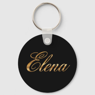 Llavero Elena gold Design Lettering Schlüsselanhänger