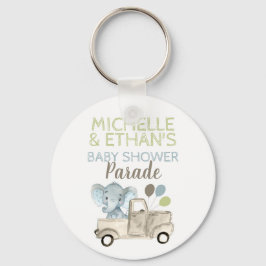 Llavero Elephant Baby Shower Favor