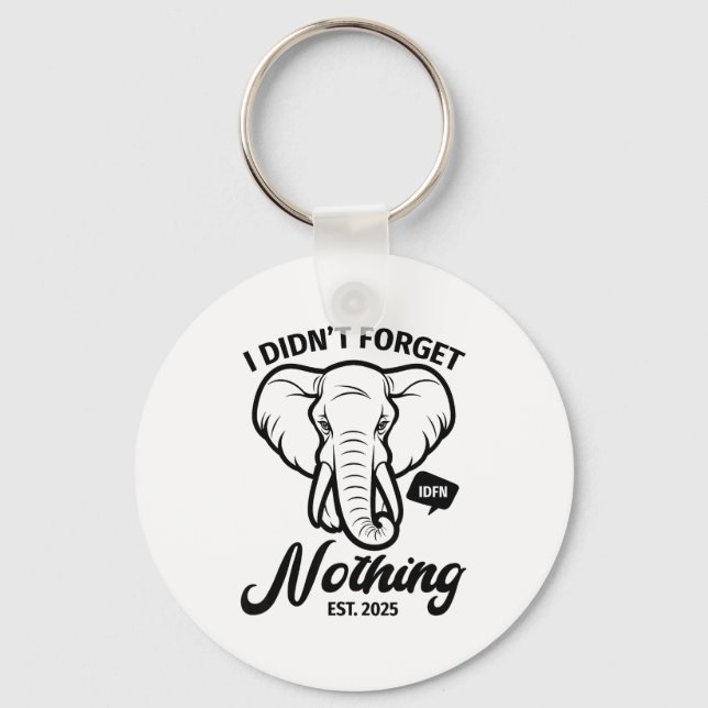 Llavero Elephant Quote, Elephant Lover, Elephant Zoo Anima (Anverso)