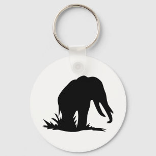 Llavero Elephant Silhouette