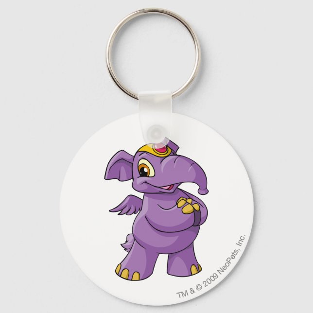 Llavero Elephante Purple (Anverso)
