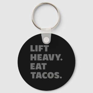 Llavero Elevación del peso de los tacos de los tacos pesad