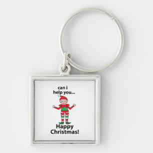 Llavero Elf navidades Puedo Ayudarte A Navidades Felices E