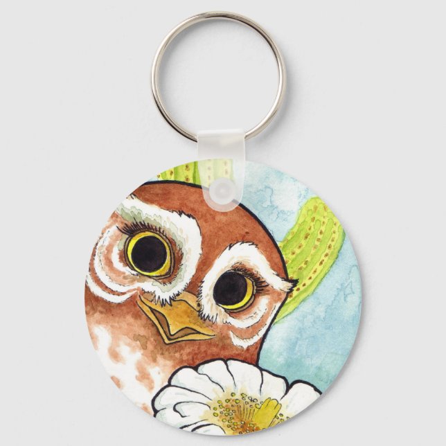 Llavero Elf Owl Blossom Keychain (Anverso)