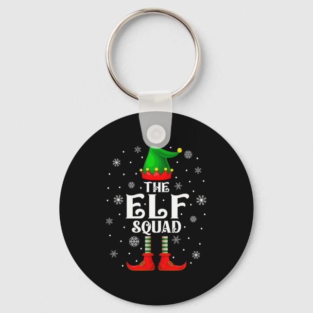 Llavero Elf Squad Family Matching Xmas Funny Christmas Vib (Anverso)