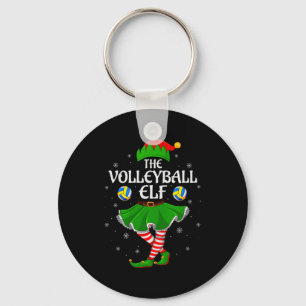 Llavero Elfo de voleibol Navidad Familia Chicas Mujeres El