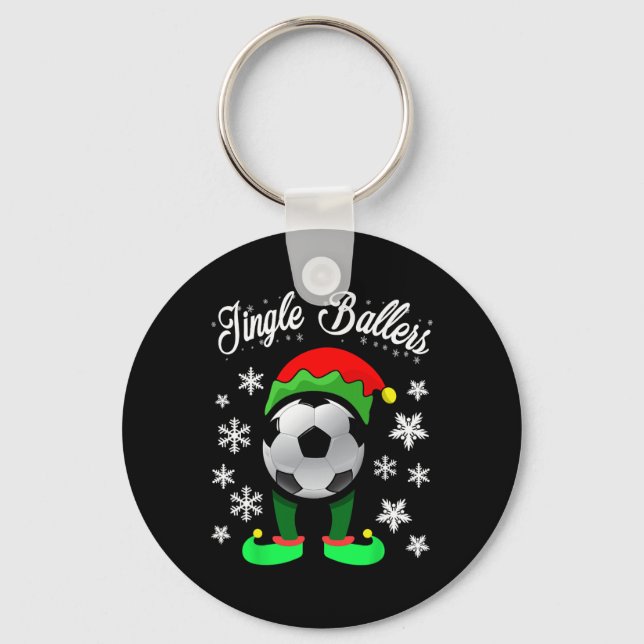 Llavero Elfo Futbolín Navideño de Jingle Byllers (Anverso)