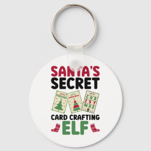 Llavero Elfo Secreto de Santa para Crear Tarjetas - Elabor