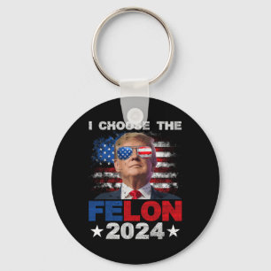 Llavero Elija El Apoyo De Felon 2024 Convicto A Trump 2024