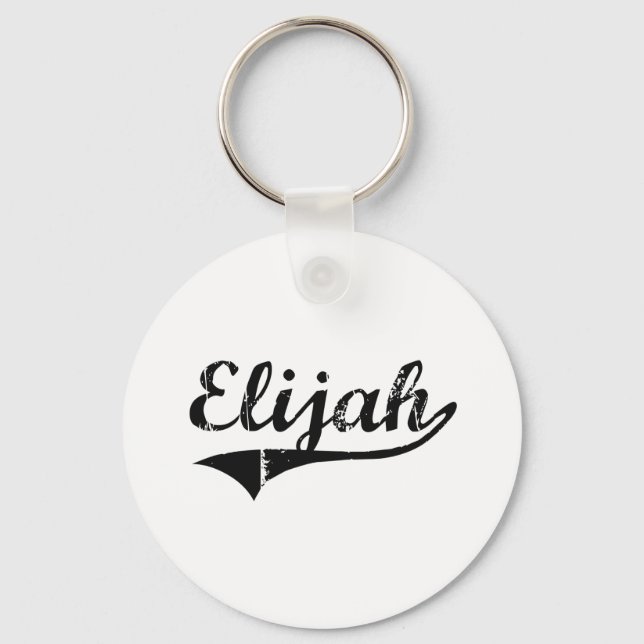 Llavero Elijah Classic Style Name (Anverso)