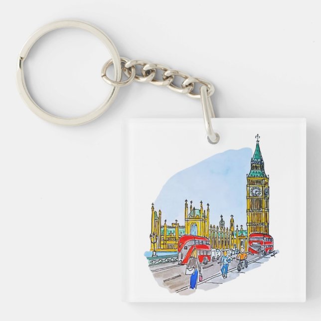 Llavero Elizabeth Tower, alias Big Ben (Frente)