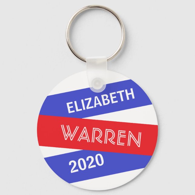 Llavero Elizabeth Warren para presidente 2020 (Anverso)