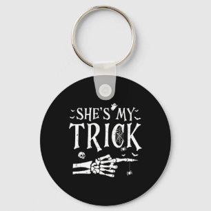 Llavero Ella es mi trick Skeleton Hand Halloween Costume C