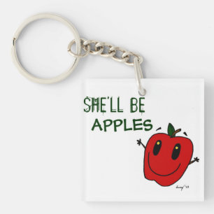 Llavero ELLA SERÁ APLICADORAS Keychain acrílicas