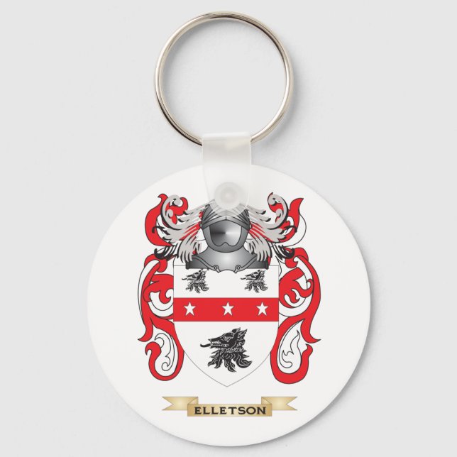 Llavero Elletson Coat of Arms (Anverso)